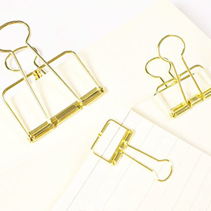 Binder clip goud 19 mm