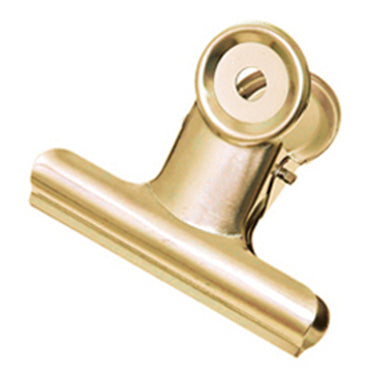 Bulldog clip goud 75 mm