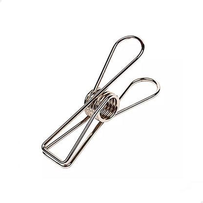 Knijper fish clip zilver small