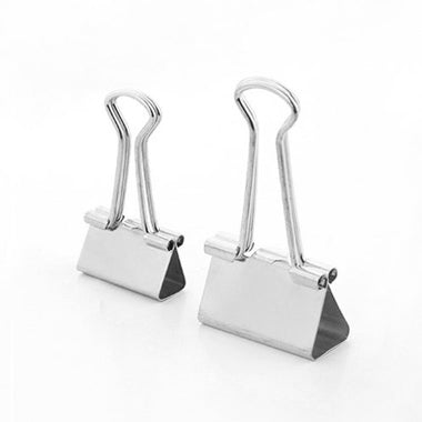 Foldback clip zilver 19 mm