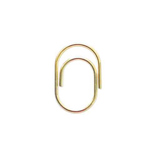 Paperclips mini goud 15 mm | 100 stuks
