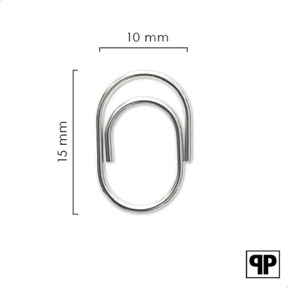 Paperclips mini zilver 15 mm | 100 stuks