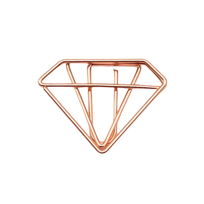 Paperclips diamant koper 29 mm | 50 stuks