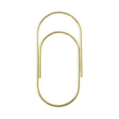 Paperclips goud 50 mm | 10 stuks