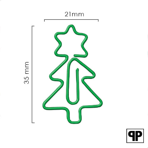 Paperclips Kerstboom 35 mm | 50 stuks