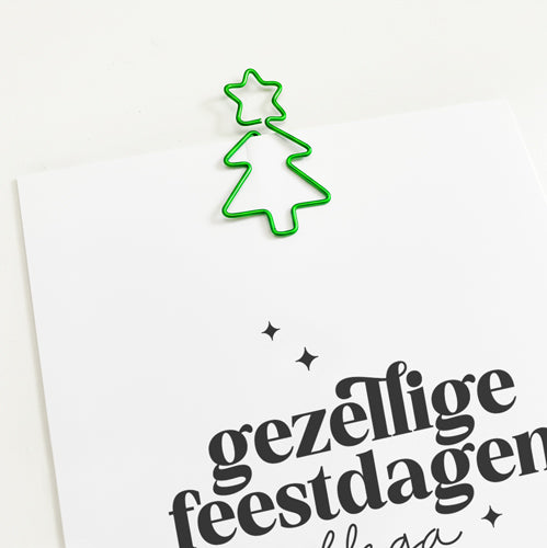 Paperclips Kerstboom 35 mm | 50 stuks