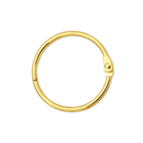 Sluitring goud 38 mm