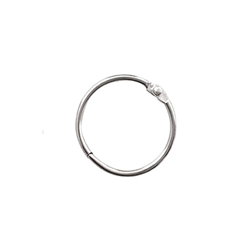 Sluitring zilver 14 mm