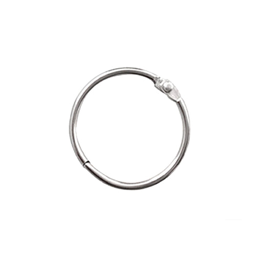 Sluitring zilver 25 mm
