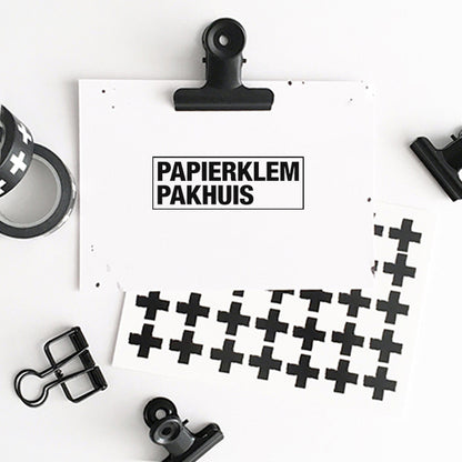 Bulldog clip zwart 38 mm